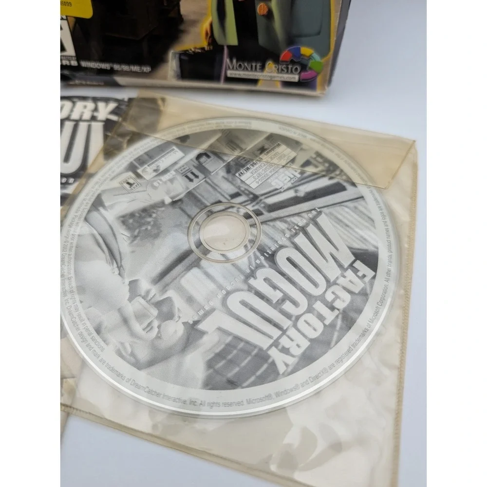 Factory Mogul (PC, 2002) Small Box Simulator Complete W/‎ Manual